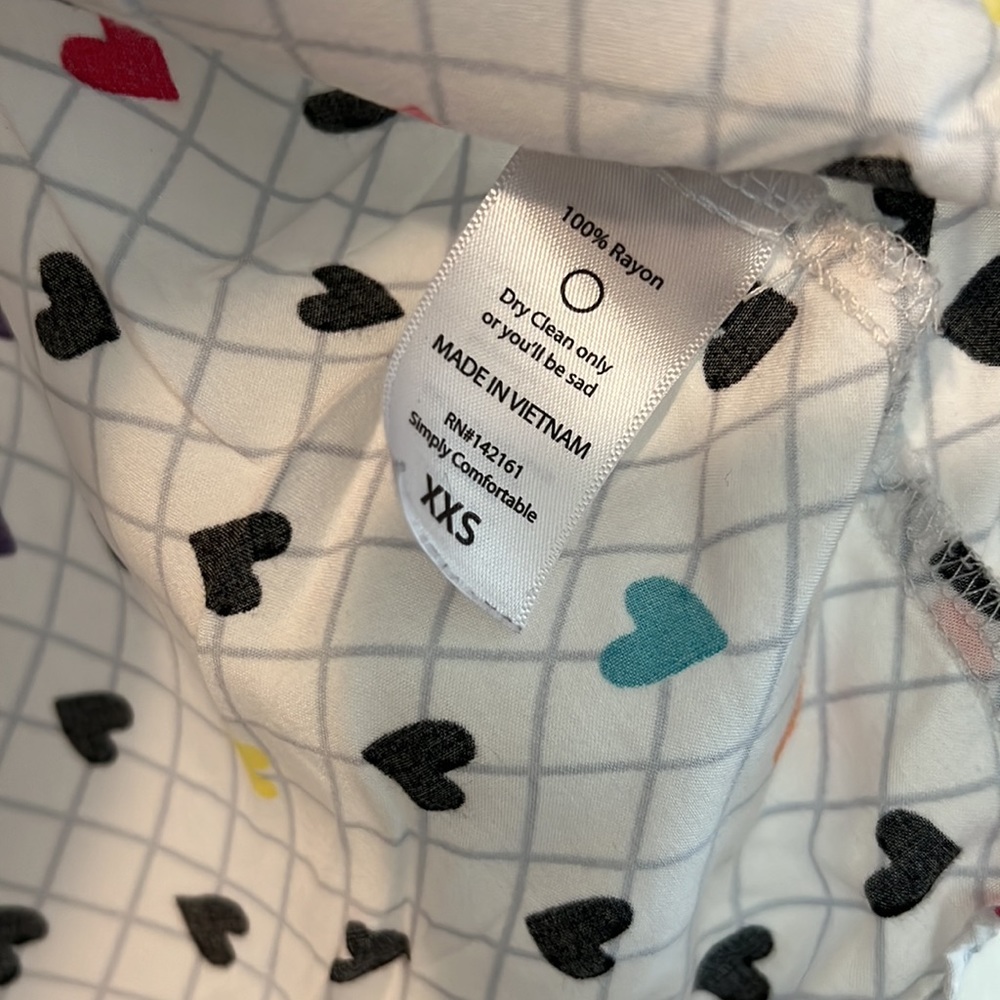 Heart pattern button down - Picture 3 of 4